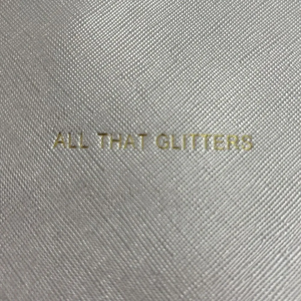 Katie Loxton London “All That Glitters” Makeup Cosmetic Bag Pouch Clutch 6” X 9”